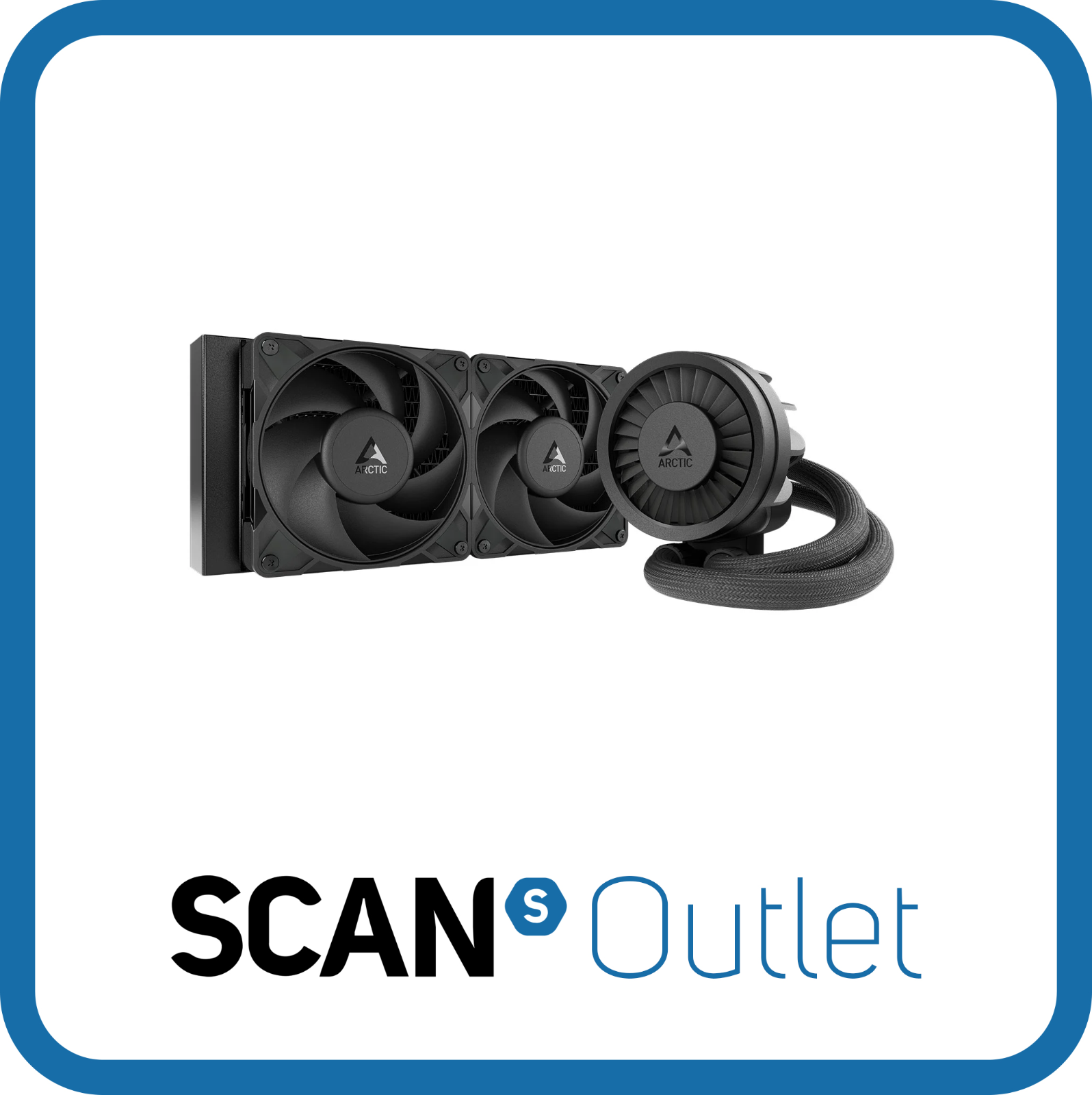 Arctic Liquid Freezer III Pro 240 AIO Hydro CPU Cooler, Black, 2x120mm P12 Pro