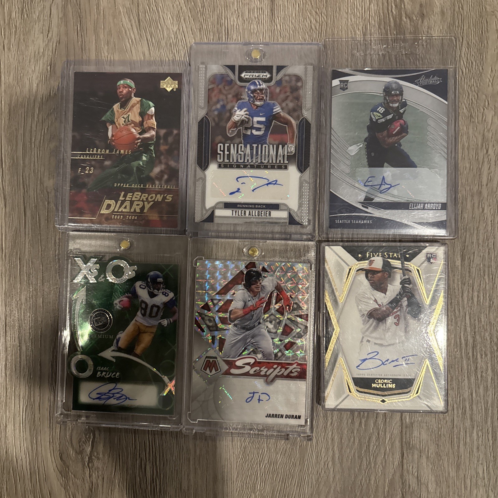 HUGE 15 CARD LOT NFL MLB NBA LEBRON RC ALONSO AUTO PSA SGC BGS TOPPS PANINI ETC view 4