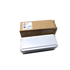 NEW Stahlin CF1432 14"L x 3"W x 2"H Hinged Screw Cover Junction Box Gray