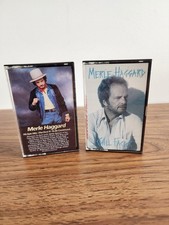 Lot Of 2 Merle Haggard Cassettes Epic Records: Chill Factor  Epic Hits First 11