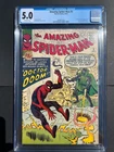Amazing Spider-Man 5 1963 Marvel Comics CGC VG/F 5.0 1st Crossover App Dr. Doom