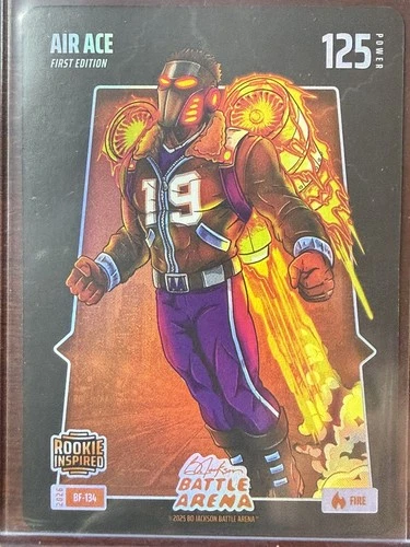 2026 Bo Jackson Battle Arena Air Ace Ace Bailey Fire Battlefoil #BF-134