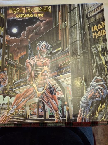 Iron Maiden - Somewhere In Time 1986 EMI Capitol Records 1st Press SJ-12524