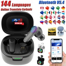 Translator Earphones 144 Languages Real Time Online OffLine Translation Earbuds