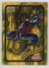 2025 Topps Chrome Marvel Comics Yellow Lava Refractor Spider-Man 2099 #112 0q72
