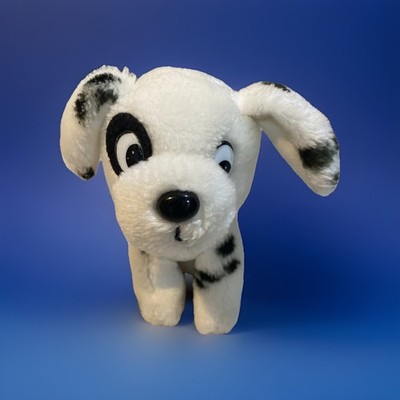 Disney 101 Dalmatians Patch Plush Dog White Black Spots Stuffed Animal