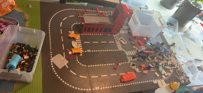City Building Block Street Road Baseplates 12 Pack Large Durable Grid Plates New