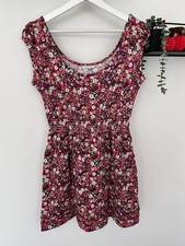 Animal Y2K Mixed Ditsy Floral Print Mini Dress Size 10