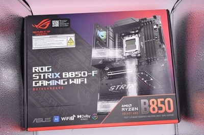 ASUS ROG Strix B850-F Gaming WiFi AM5 DDR5 ATX Motherboard Tested