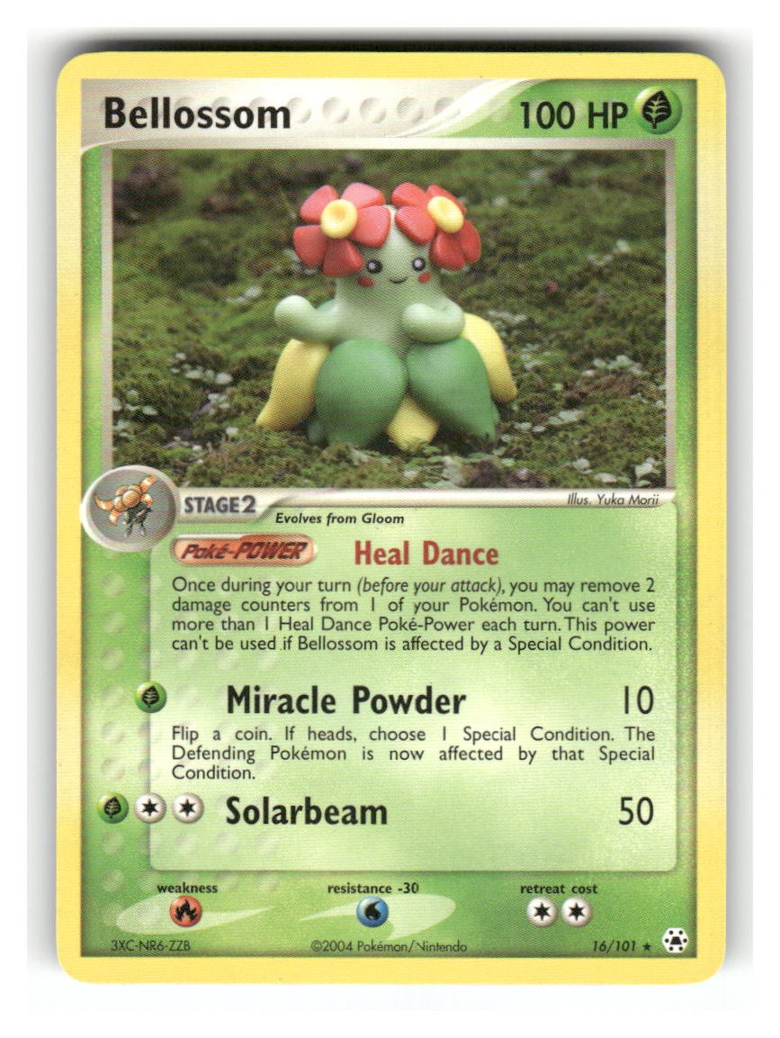 Bellossom 16/101 Rare Hidden Legends Pokemon Lightly Played