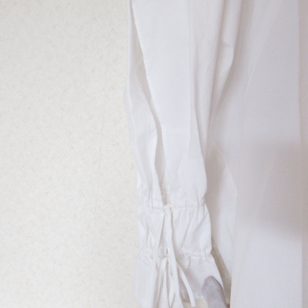 Ameri Dolman Sleeve Skipper Shirt Blouse White Wo… - image 7