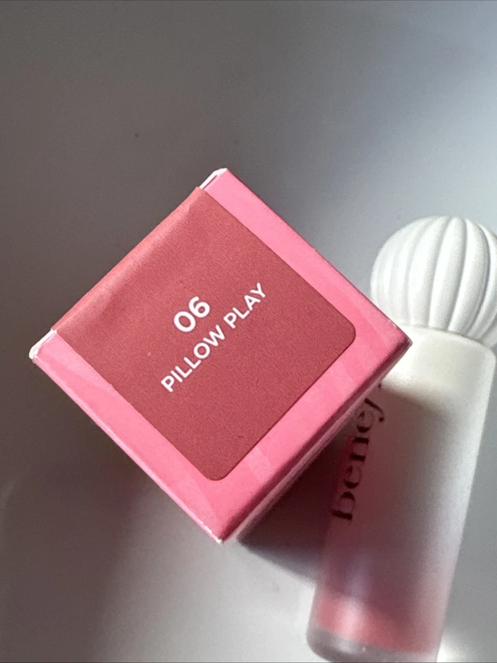 Benefit Plushtint Moisturising Matte Lip Tint 6ml Shade Pillow Play New - Image 2 of 4