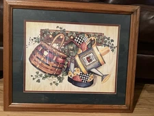 VTG Home & Garden Party Laurie Korsgaden Country Home Apples Framed Art