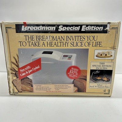 Breadman Plus TR-700 Special Edition Automatic Bread Maker 2Lb Brand New