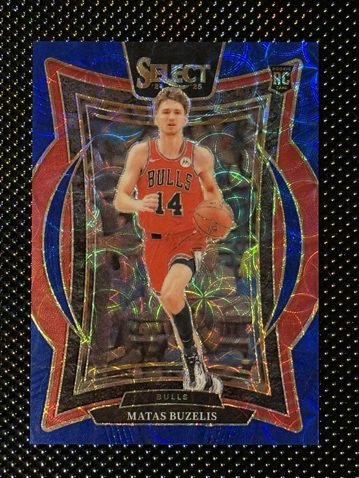 2024-25 Panini Select - Concourse Matas Buzelis #70 Blue Scope Prizm /249 (RC)