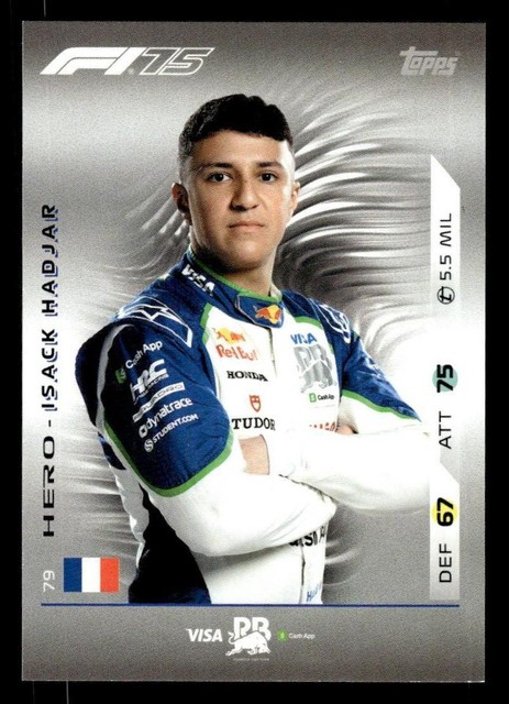 2025 Topps Turbo Attax F1 #79 Isack Hadjar card