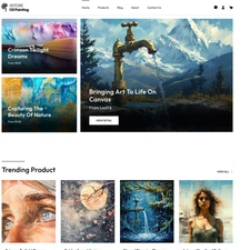 Painting Studio Websites Design for Sale with Free VPS Web Hosting