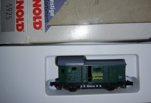 Arnold 5925  Güterzugbegleitwagen "Gerwig Spielwaren" der  DB in OVP; Spur N | Zustand: Neu