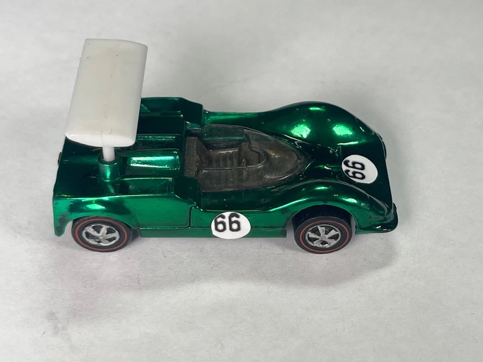 Restored Hot Wheels Redline - 1969 - Chaparral 2G - Green - Image 4 of 4