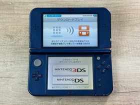 IPS Nintendo New 3DS XL Metallic Blue Console With BOX IPS Top Tested D5448