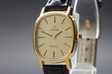 Reloj para mujer Omega Geneve 1975 casi nuevo 21 mm 511.0509 esfera dorada manual vintage