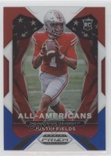 2021 Panini Prizm Draft Picks All-American Red White & Blue Justin Fields 00em