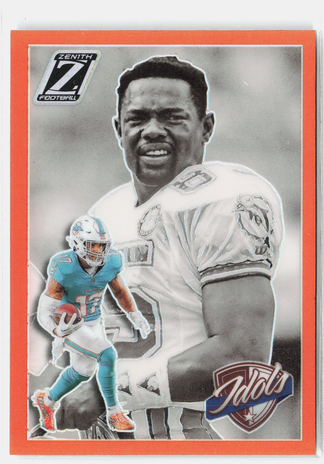2024 Panini Zenith #20 Jaylen Waddle / Mark Duper Idols Orange