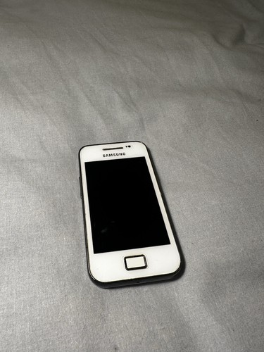 Samsung Galaxy Ace GT-S5830 Ceramic White Virgin Mobile - Works, Needs Battery - Picture 1 of 6