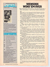 Vtg 1979 John Wensink Boston Bruins Don Cherry Denis Potvin Hockey News Art Ad