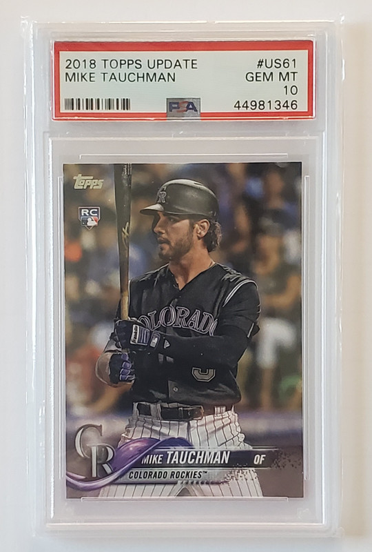 Topps 2018 Update Mike Tauchman #US61 RC PSA 10