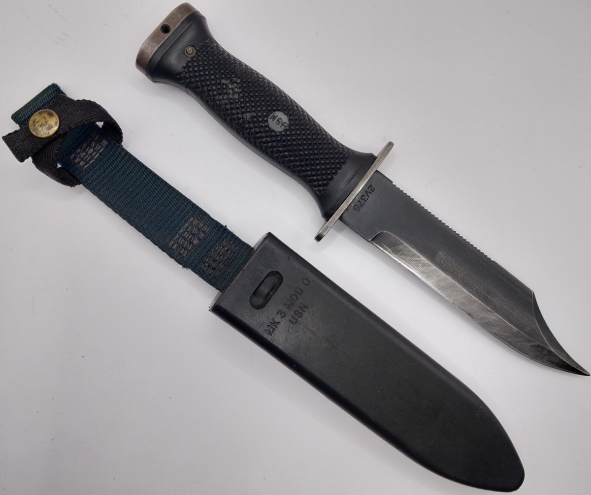 US NAVY SEAL KNIFE MK 3 MOD 0 (2V376) With Original Sheath | eBay