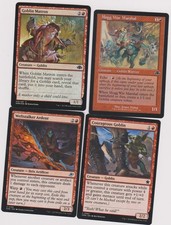 RED-GREEN GOBLIN DECK 40 CARDS N-MINT MTG MAGIC UNPLAYED M-4