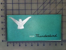 1959 Ford Thunderbird Owners Manual Original 1959 Ford Thunderbird Owners Manual Original