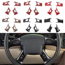 Steering Wheel Button Cover Trim For Chevy Silverado Suburban Sierra Tahoe 03-06