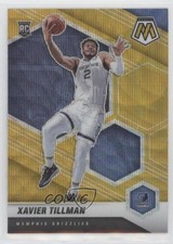 2020-21 Panini Mosaic Rookie Mosaic Gold Wave Prizm Xavier Tillman #213 02ez