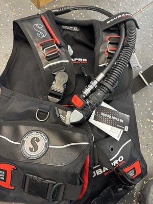 Scubapro Equator BCD, Small, Buoyancy Compensator W/ BPI Inflator- Black/Red