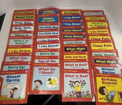 Scholastic First Little Readers Preschool & Kindergarten Books Ages 4-7