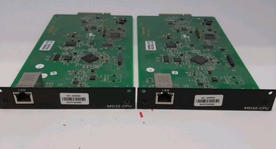Lot of 2 Crestron MD32-CPU Video Conferencing System Card