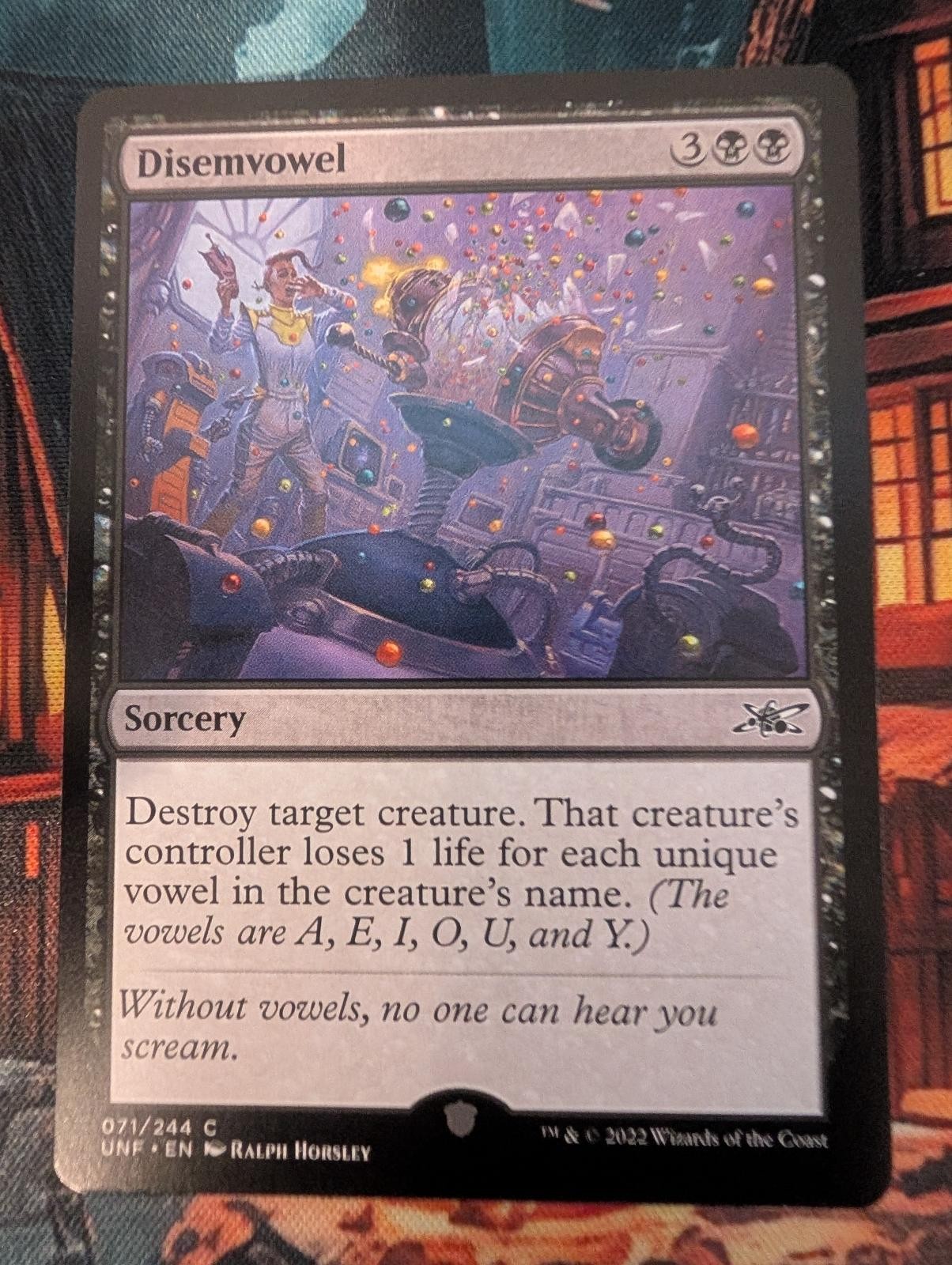 Disemvowel 71 Common Unfinity Magic: The Gathering Lightly Played