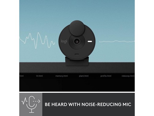 Logitech Brio 300 Full HD Webcam with Privacy Shutter, Noise Reduction - 第 5/5 張圖片