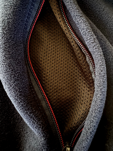 BREKKA Men’s L Navy Blue Full Zip Fleece Jacket Pockets&Logos Designed In Italy - Bild 8 von 16