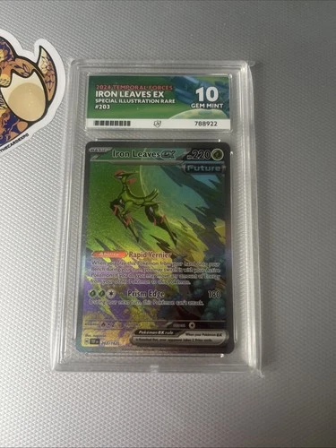 Iron Leaves ex Temporal Forces 203/162 Special Illustration Rare Ace 10 Pokemon