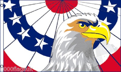 Steinadler USA Polyester 5 Fuß x 3 Fuß Flagge - LETZTE PAAR