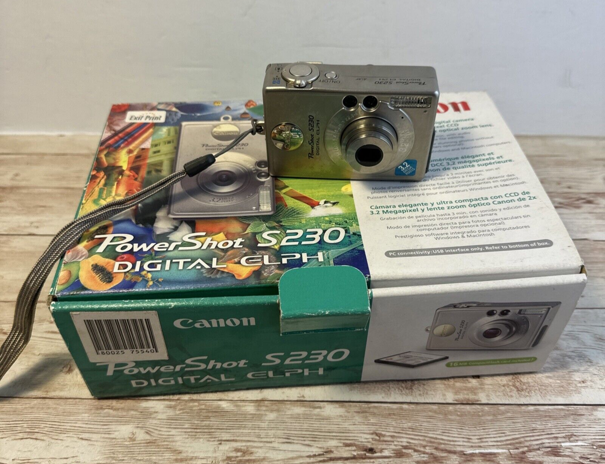 Canon PowerShot S230 Digital EPH PC1037 Working battery For Parts