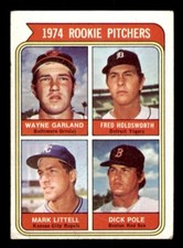 1974 Topps Baseball #596 Rookies Pitchers VG