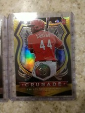 Aristides Aquino 2020 Chronicles Crusade Gold RC/10  & Gavin Lux #3