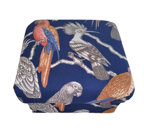 Storage Footstool iLiv SMD Aviary Garden Fabric Pouffe Ottoman Parrots Birds - Picture 11 of 32