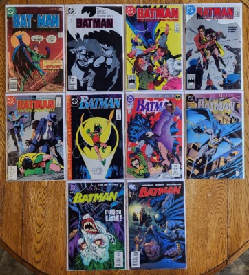 Batman DC Comics Lot of 10 Comic Books Minor Key #292 407 416 442