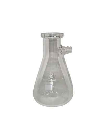 Filtration Flask Filtering Erlenmeyer Conical Side Arm Flasks Heavy Wall - 5 Ltr - Picture 4 of 7