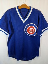 Chicago Cubs Dan Plesac #37 Vintage Mlb Baseball Jersey Sz L stitched patch 
